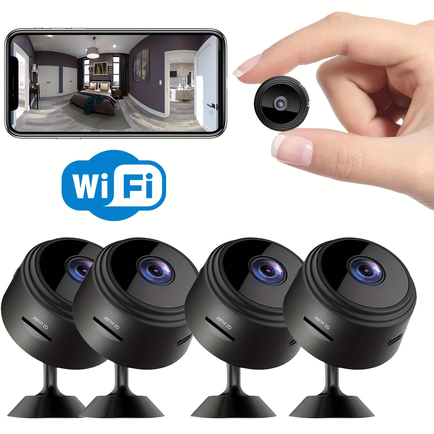 WiFi Mini Camera Recorder Security protection Monitoring Wireless surveillance Video Mini Cameras Voice Smart Home For Infants
WiFi Mini Camera Recorder Security protection Monitoring Wireless surveillance Video Mini Cameras Voice Smart Home For Infants