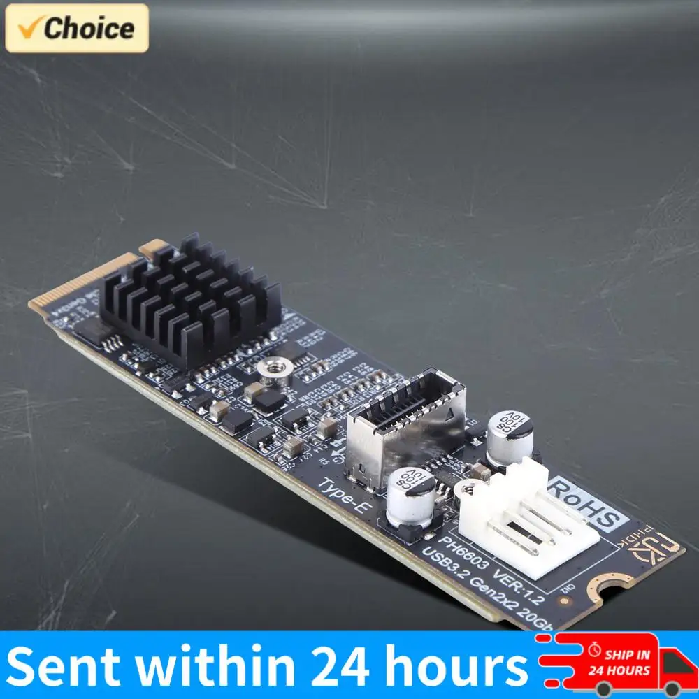 M2 PCIE NVME To TYPE E Expansion Card Riser 20Gbps High Speed M2 M Key PCIe To USB3.2 Front Panel Expansion Card ASM3242 Chipset
M2 PCIE NVME To TYPE E Expansion Card Riser 20Gbps High Speed M2 M Key PCIe To USB3.2 Front Panel Expansion Card ASM3242 Chipset