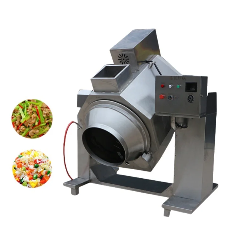 Intelligent Robot Cooker Auto Rotatable Stir Fryer Auto Cooking Machine for Home Farm Retail Hotel Use