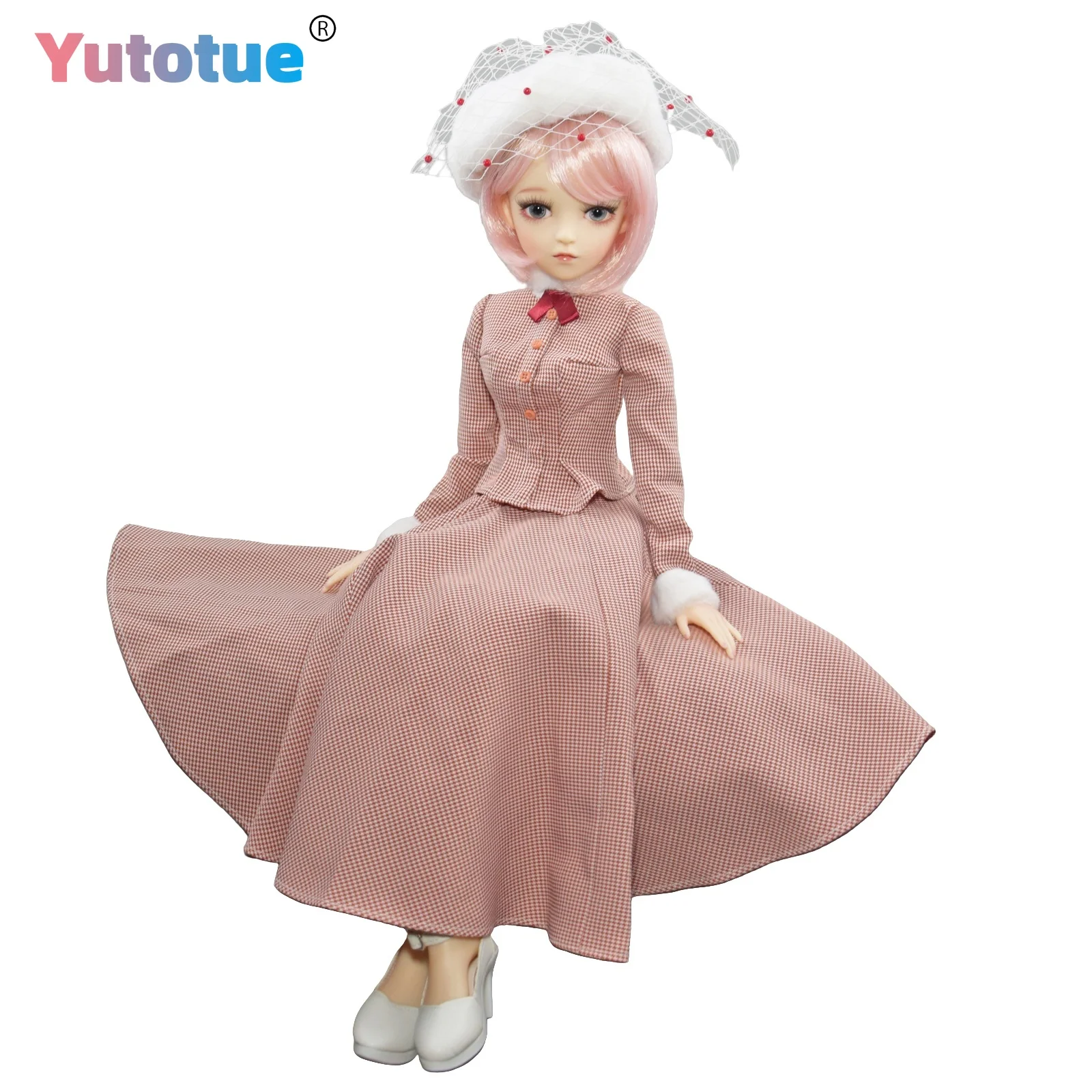 YUTOTUE 24 inch Height Elegant Female Doll with Upgrade Makeup Fashion Outfits Short Hair Wig Full Set BJD Toy
YUTOTUE 24 inch Height Elegant Female Doll with Upgrade Makeup Fashion Outfits Short Hair Wig Full Set BJD Toy