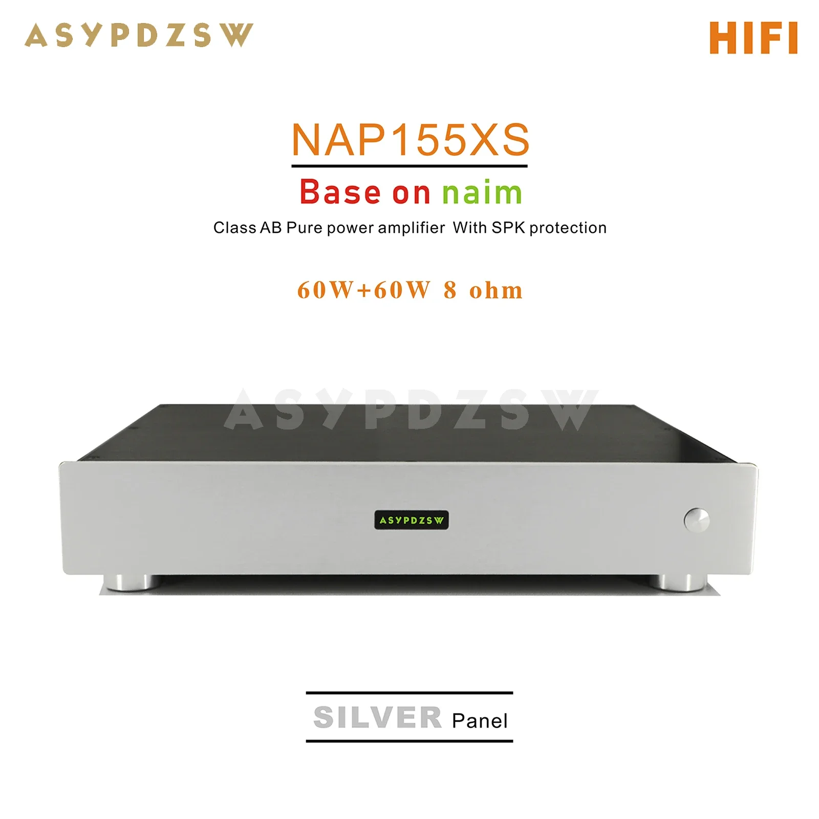 Class AB HIFI NAP155XS Power amplifier Base on UK NAIM With SPK protection 60W+60W 8R
Class AB HIFI NAP155XS Power amplifier Base on UK NAIM With SPK protection 60W+60W 8R