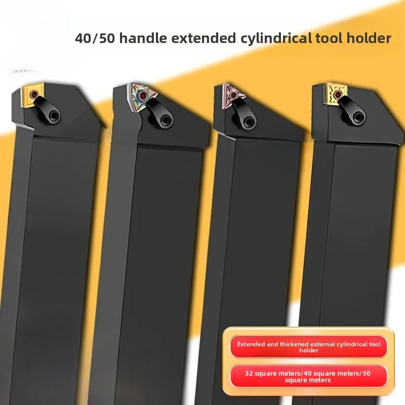 Extra-long 40×40 / 50×50 Compound External Turning Tool MWLNR / MTJNR Pear-shaped Roughing Tool Holder
Extra-long 40×40 / 50×50 Compound External Turning Tool MWLNR / MTJNR Pear-shaped Roughing Tool Holder