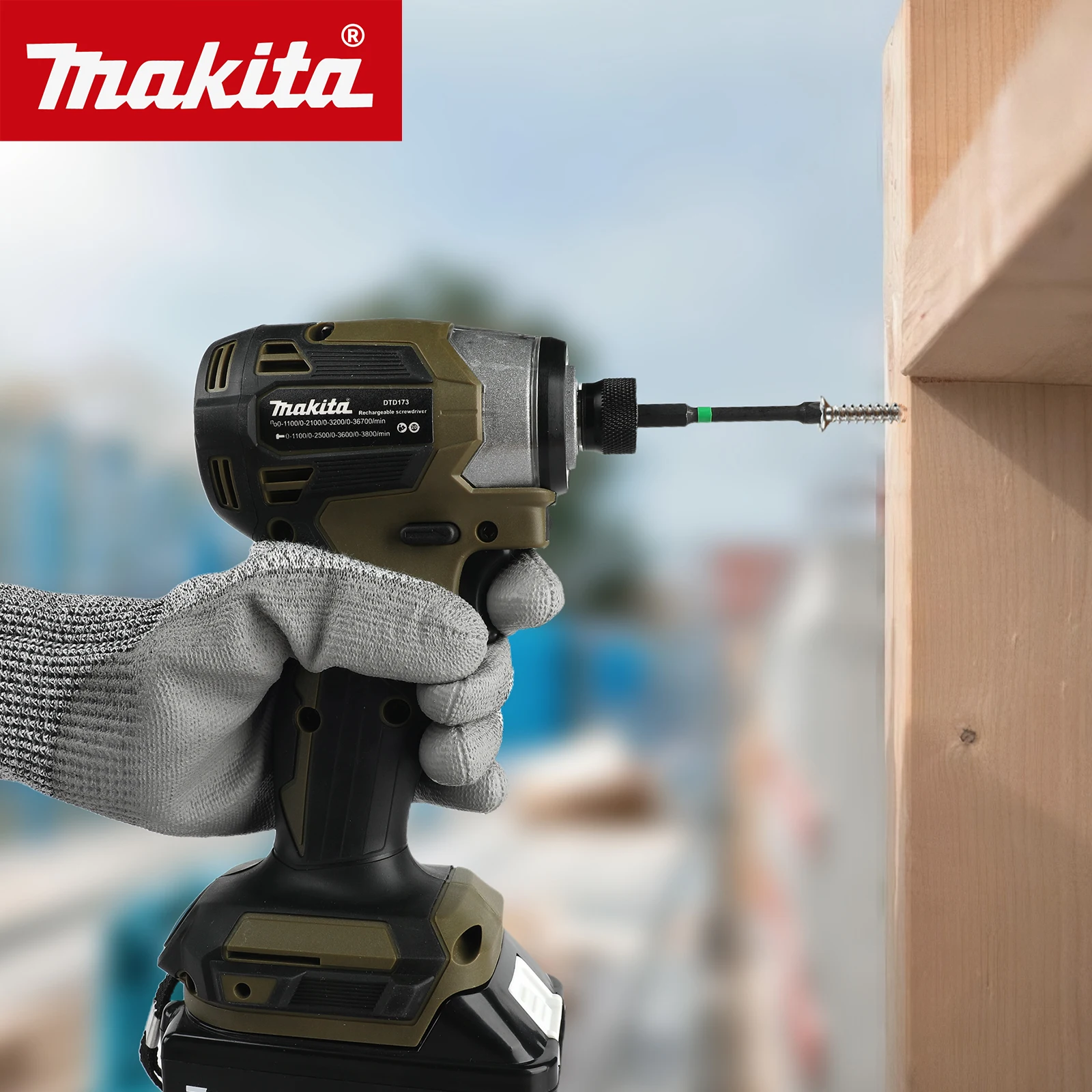 Литиевая отвертка Makita, новый набор ударных отверток Dtd173, бытовая электрическая отвертка, электрическая ручная дрель (с аккумулятором)
Литиевая отвертка Makita, новый набор ударных отверток Dtd173, бытовая электрическая отвертка, электрическая ручная дрель (с аккумулятором)