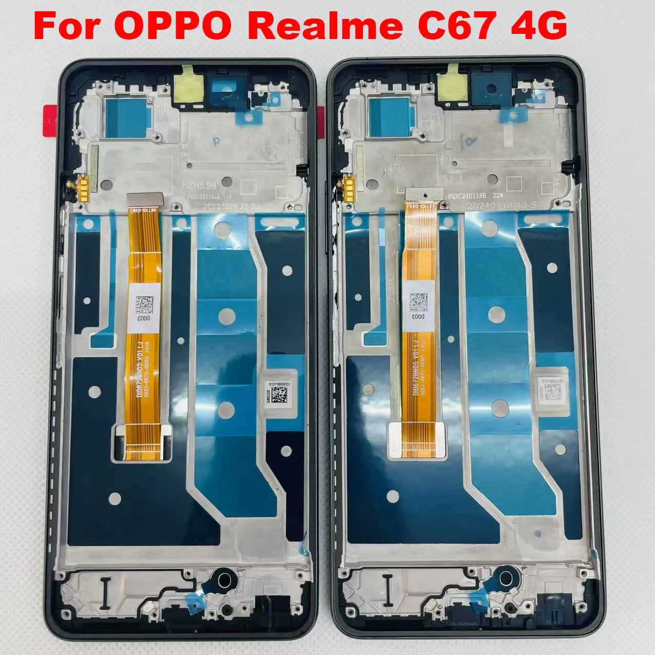 6.72" Original For Oppo Realme C67 4G RMX3890 LCD Display Screen Touch Panel Digitizer For realme 12 5G Display LCD With Frame
6.72" Original For Oppo Realme C67 4G RMX3890 LCD Display Screen Touch Panel Digitizer For realme 12 5G Display LCD With Frame