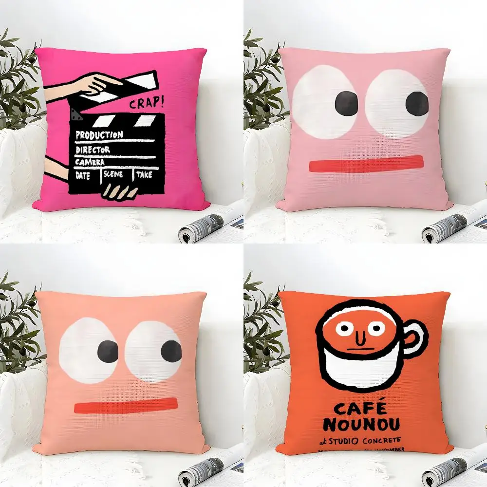 Pillow Case Cotton Linen Fabric Square Zipper Pillowcase Home Decorative Living Room Aesthetic Art Artist J-Jean Jullien 1
Pillow Case Cotton Linen Fabric Square Zipper Pillowcase Home Decorative Living Room Aesthetic Art Artist J-Jean Jullien 1