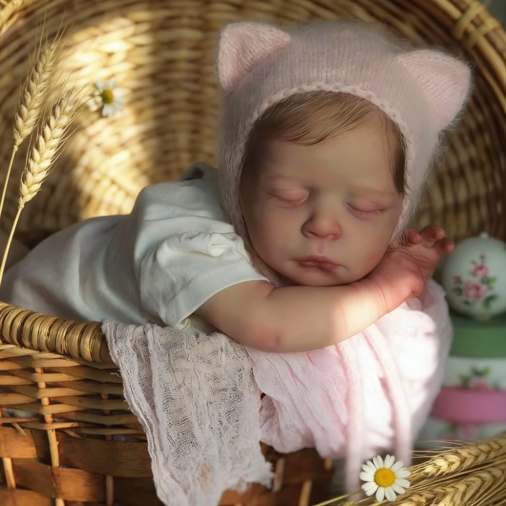 BZDOLL 20 Inch 50CM Reborn Baby Doll, Vinyl Limbs & Cloth Body, Handmade Birthday Gift
BZDOLL 20 Inch 50CM Reborn Baby Doll, Vinyl Limbs & Cloth Body, Handmade Birthday Gift