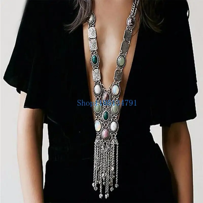 98km Sweater Decorative Necklace Multicolor Sophisticated Pendant Wedding Jewelry for Everyday and Vacation Outfits
98km Sweater Decorative Necklace Multicolor Sophisticated Pendant Wedding Jewelry for Everyday and Vacation Outfits