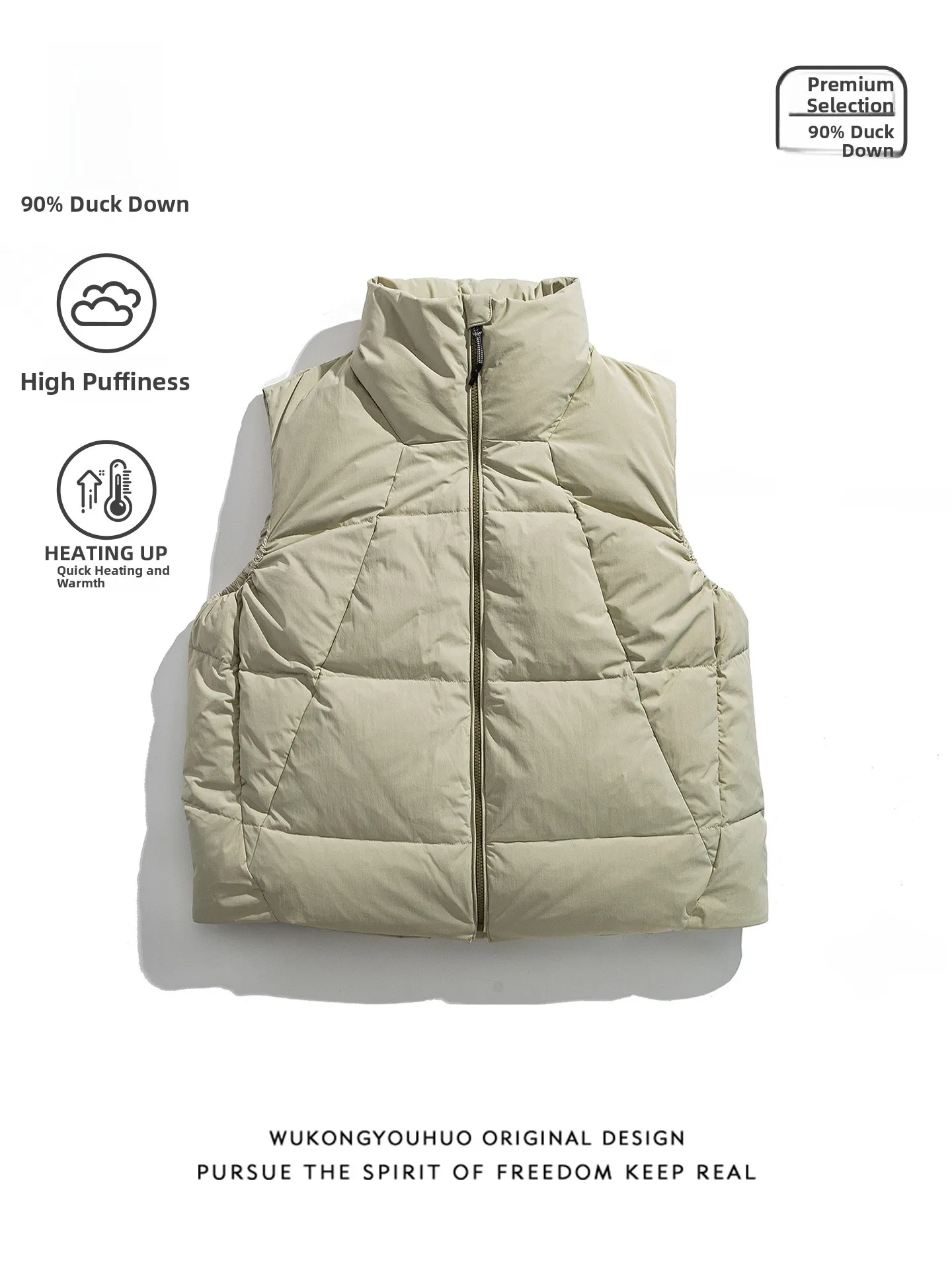 Теплый жилет на пуху, мужская винтажная морозостойкая верхняя одежда для пар, воротник-стойка, 90 наполнителей, молодежная трендовая повседневная верхняя одежда
Теплый жилет на пуху, мужская винтажная морозостойкая верхняя одежда для пар, воротник-стойка, 90 наполнителей, молодежная трендовая повседневная верхняя одежда