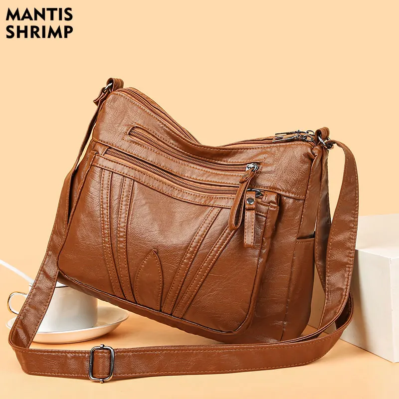 Women Bag PU Leather Hobos Woman Retro Shoulder Bag Large Capacity Tote Quality Vintage Handbags for Women Crossbody Messenger
Women Bag PU Leather Hobos Woman Retro Shoulder Bag Large Capacity Tote Quality Vintage Handbags for Women Crossbody Messenger