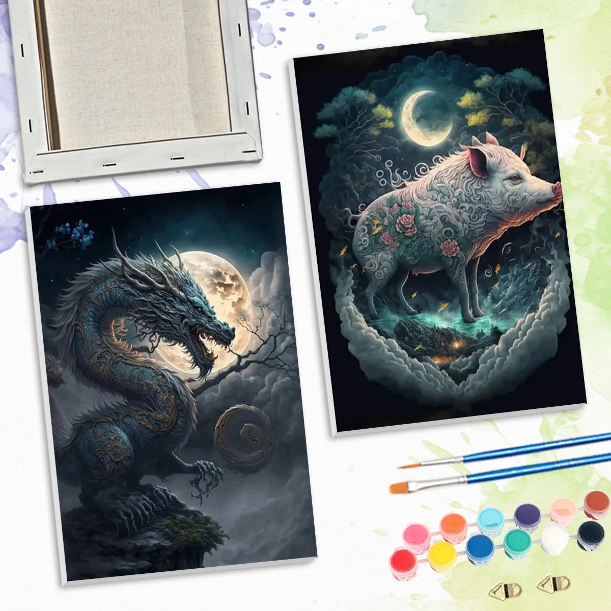 SDOYUNO Paint By Numbers For Beginner Twelve zodiac animals 20x30cm ready Frame digital oil painting set For Handiwork Wall Art
SDOYUNO Paint By Numbers For Beginner Twelve zodiac animals 20x30cm ready Frame digital oil painting set For Handiwork Wall Art