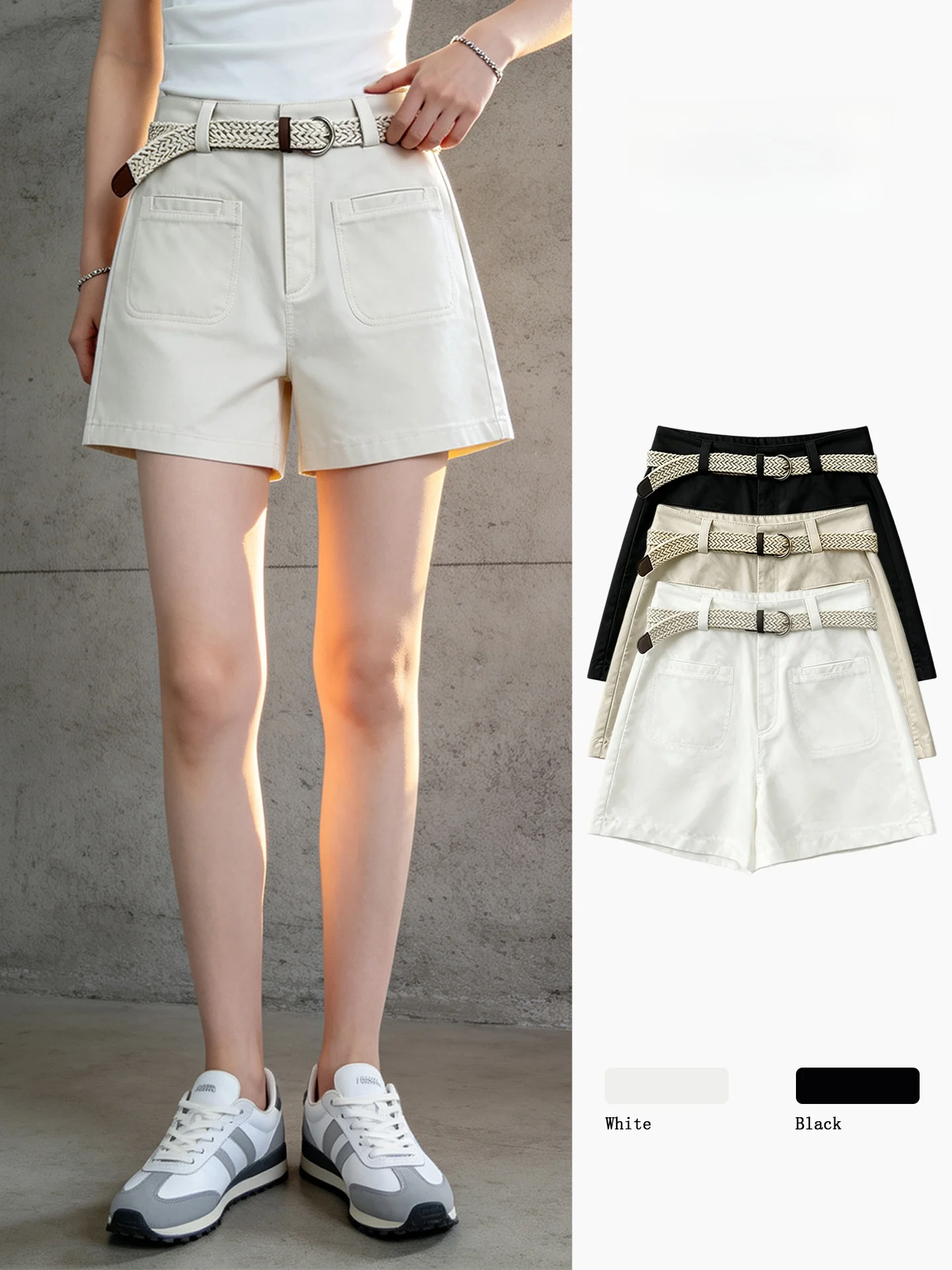 High Waist Denim Shorts Women's Summer Slimming Versatile Five-Point Pants Small Size Commute Casual Straight Leg Workwear Wi...
High Waist Denim Shorts Women's Summer Slimming Versatile Five-Point Pants Small Size Commute Casual Straight Leg Workwear Wi...