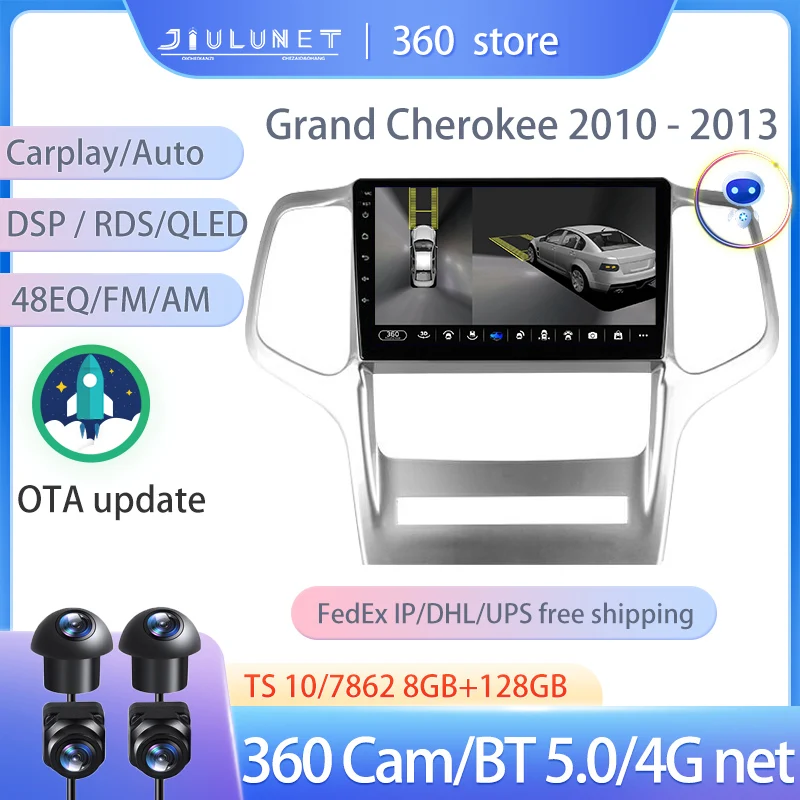 JIULUNET Smart Stereo Android Auto 360 Cam радио для Jeep Grand Cherokee WK2 2010 - 2013 мультимедийная навигация Carplay
JIULUNET Smart Stereo Android Auto 360 Cam радио для Jeep Grand Cherokee WK2 2010 - 2013 мультимедийная навигация Carplay