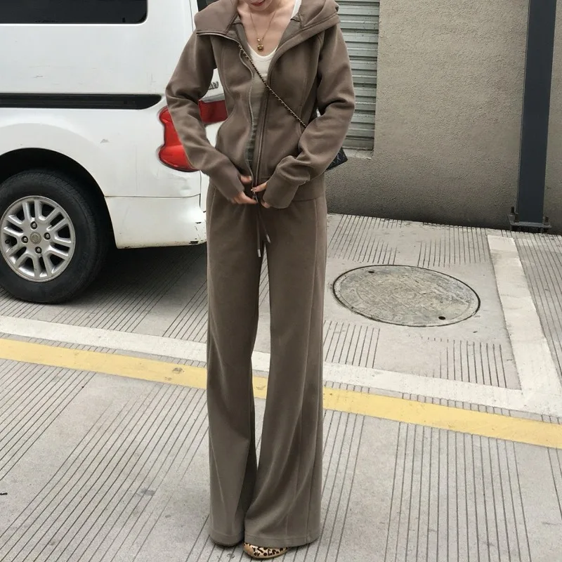 Korean-style High-end Fashion - Sportswear Set Spring and Autumn Fashion Hooded Sweatshirt and Long Pants Casual Two-piece Set
Korean-style High-end Fashion - Sportswear Set Spring and Autumn Fashion Hooded Sweatshirt and Long Pants Casual Two-piece Set