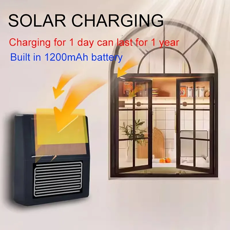 Smart Rain Sensor with Real-Time Alarm Smart Home Integration IP65 Waterproof Solar Charging Water Leakage Sensor Rain Detection