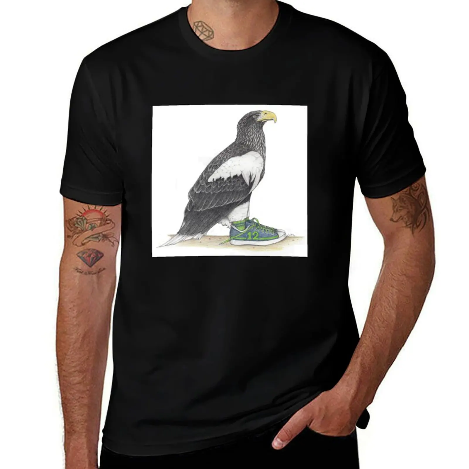 Seahawk in fan shoes T-Shirt man tshirt t shirts for man slim fit t shirts for man graphic funny T-shirt
Seahawk in fan shoes T-Shirt man tshirt t shirts for man slim fit t shirts for man graphic funny T-shirt