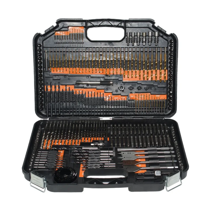 Factory Direct OEM KB246 246-Piece Twist Drill Bits Set for Woodworking Metal Drilling & Hole-Punching
Factory Direct OEM KB246 246-Piece Twist Drill Bits Set for Woodworking Metal Drilling & Hole-Punching