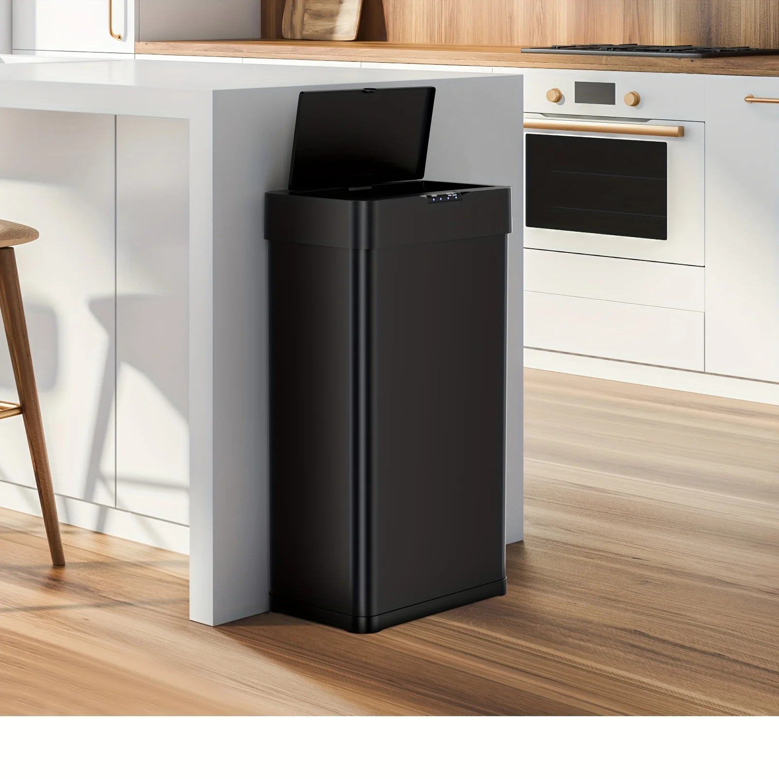 18.5 Gallon Motion Sensor Trash Can, Touchless Automatic Garbage Can, Brushed Stainless Steel Smart Bin, with Bag Holder
18.5 Gallon Motion Sensor Trash Can, Touchless Automatic Garbage Can, Brushed Stainless Steel Smart Bin, with Bag Holder