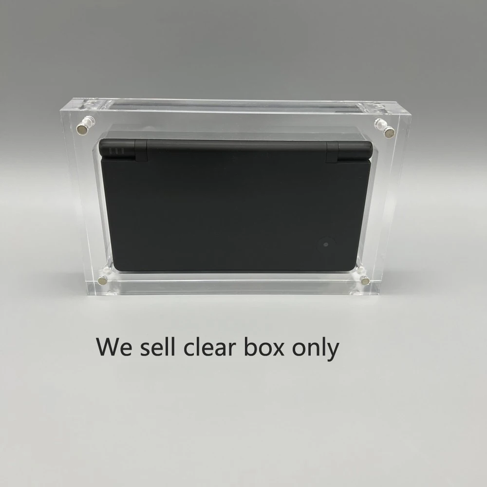 Transparent Storage Magnetic Acrylic box For NDSi DSI Game Console Cover Shell Box Display Stand game Accessories
Transparent Storage Magnetic Acrylic box For NDSi DSI Game Console Cover Shell Box Display Stand game Accessories