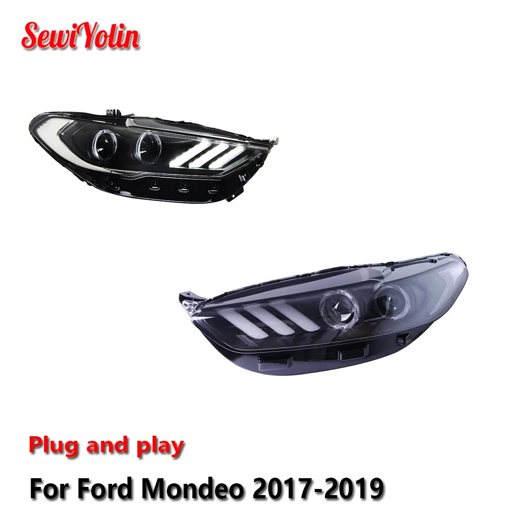 Автомобильные светодиодные фары в сборе для Ford Mondeo 2017-2019, автоматические противотуманные фары DRL, стоп-сигнал, указатель поворота Plug and Play
Автомобильные светодиодные фары в сборе для Ford Mondeo 2017-2019, автоматические противотуманные фары DRL, стоп-сигнал, указатель поворота Plug and Play