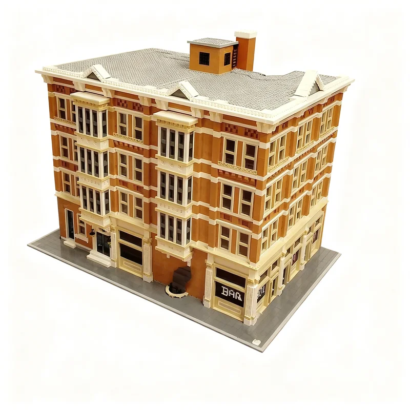 18351PCS MOC Street View Brittany Apartment Building Cincinnati Oh Model Building Block Architecture DIY Assembly Display Gift
18351PCS MOC Street View Brittany Apartment Building Cincinnati Oh Model Building Block Architecture DIY Assembly Display Gift