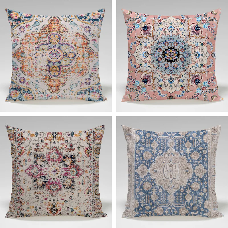 Retro Persian Style Linen Pillowcase Bohemian Decorative Cushion Cover for Sofa Bedroom Hotel Homestay Furniture Decoration
Retro Persian Style Linen Pillowcase Bohemian Decorative Cushion Cover for Sofa Bedroom Hotel Homestay Furniture Decoration