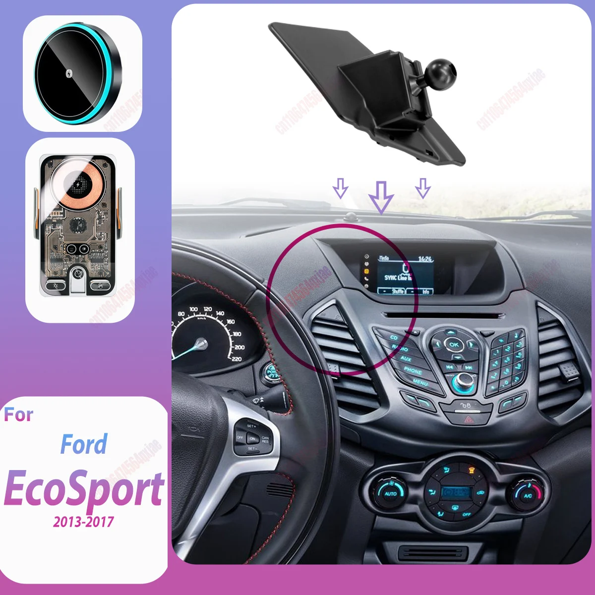 For Ford EcoSport 2013-2017 Magnetic Car Phone Holder Anti Shake Vibration Proof Mount Highland Navigation Support
For Ford EcoSport 2013-2017 Magnetic Car Phone Holder Anti Shake Vibration Proof Mount Highland Navigation Support
