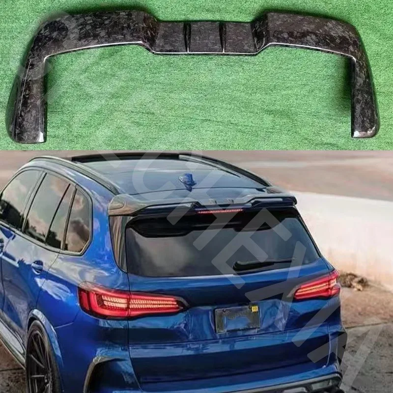 Spoiler Wings For BMW X5M F95 SUV 2019-2024 Carbon Fiber Roof Wing LD Style Rear Body Kit Aerodynamic Exterior Accessories
Spoiler Wings For BMW X5M F95 SUV 2019-2024 Carbon Fiber Roof Wing LD Style Rear Body Kit Aerodynamic Exterior Accessories