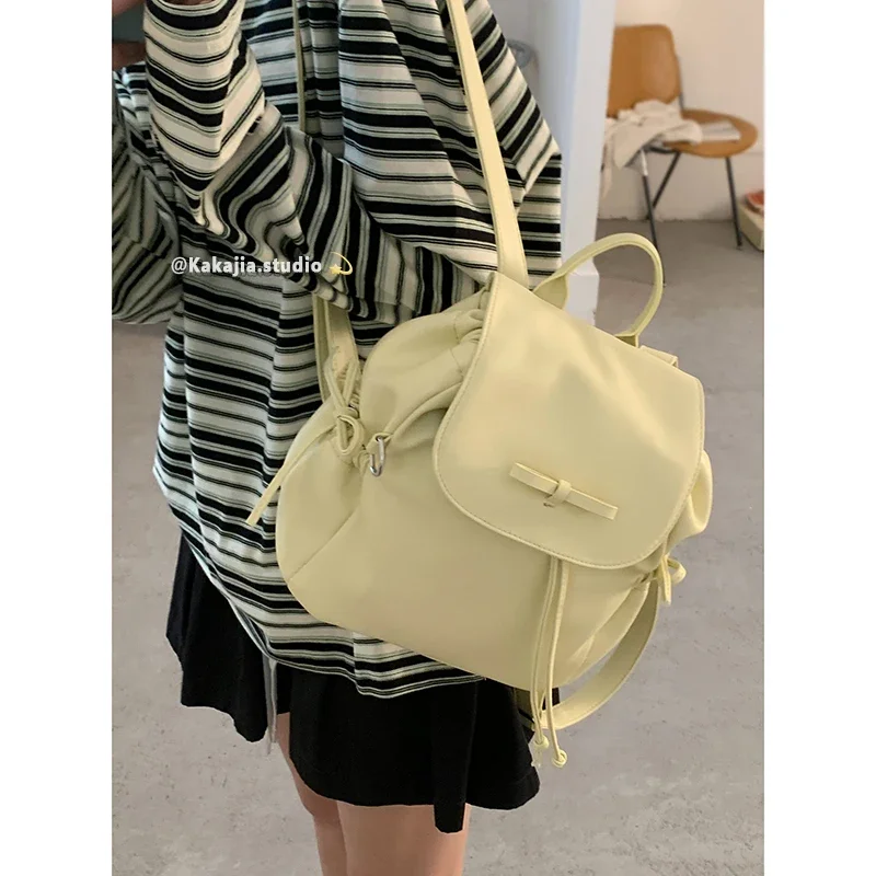 2025 New Summer Fashion Backpacks College Style Large Capacity Travel Bag Korean Bowtie Backpack for Women
2025 New Summer Fashion Backpacks College Style Large Capacity Travel Bag Korean Bowtie Backpack for Women