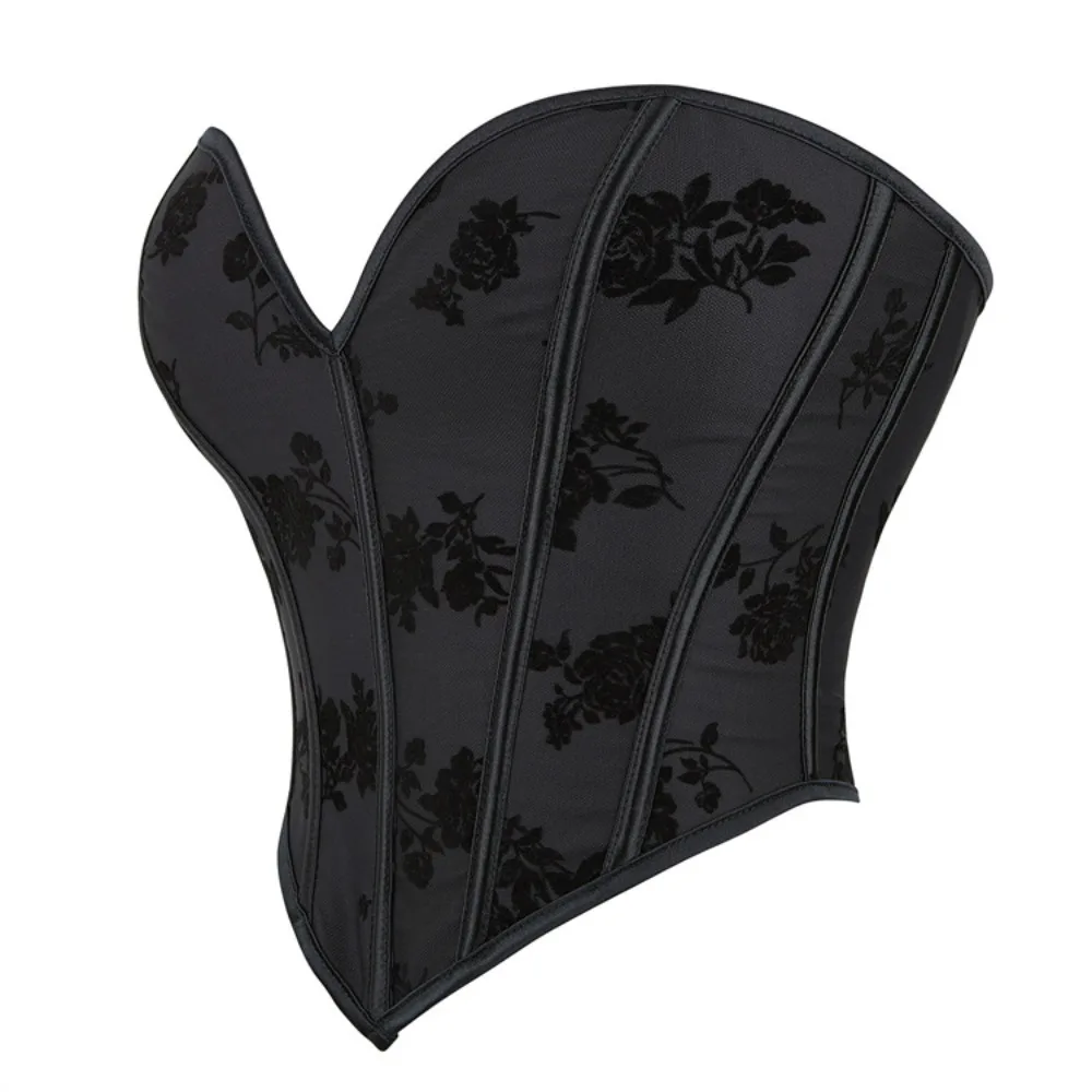 Fashion Women Corset Crop Top Floral Print Overbust Bustier Sexy Lingerie Body Shaper Short Torso Corselet Vest
Fashion Women Corset Crop Top Floral Print Overbust Bustier Sexy Lingerie Body Shaper Short Torso Corselet Vest