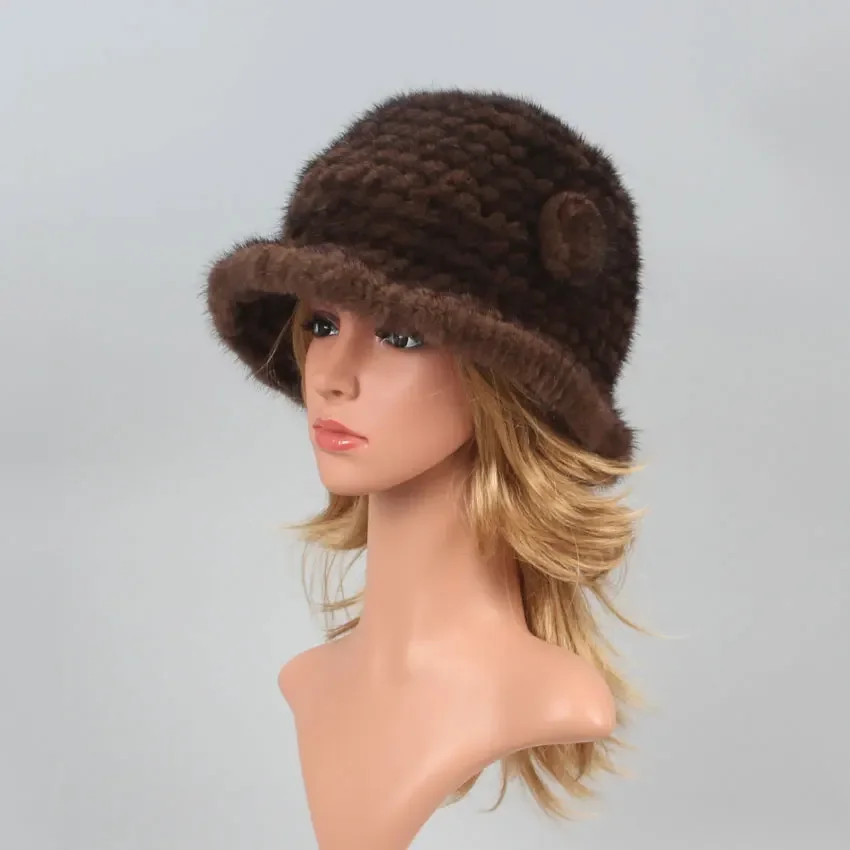 Real Mink Fur Hat for Women Church Bucket Hats Floral Design Women Winter Fedoras Vintage Hat Knitted Beanies Lady Soft Bonnets
Real Mink Fur Hat for Women Church Bucket Hats Floral Design Women Winter Fedoras Vintage Hat Knitted Beanies Lady Soft Bonnets