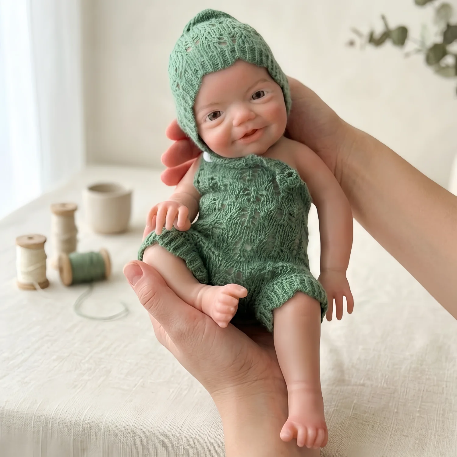 32cm Washable & Open Mouth Charlie Solid Silicone Reborn Boy Doll With 3D Painted Skin Soft Touch Newborn Silicone Boy Doll
32cm Washable & Open Mouth Charlie Solid Silicone Reborn Boy Doll With 3D Painted Skin Soft Touch Newborn Silicone Boy Doll