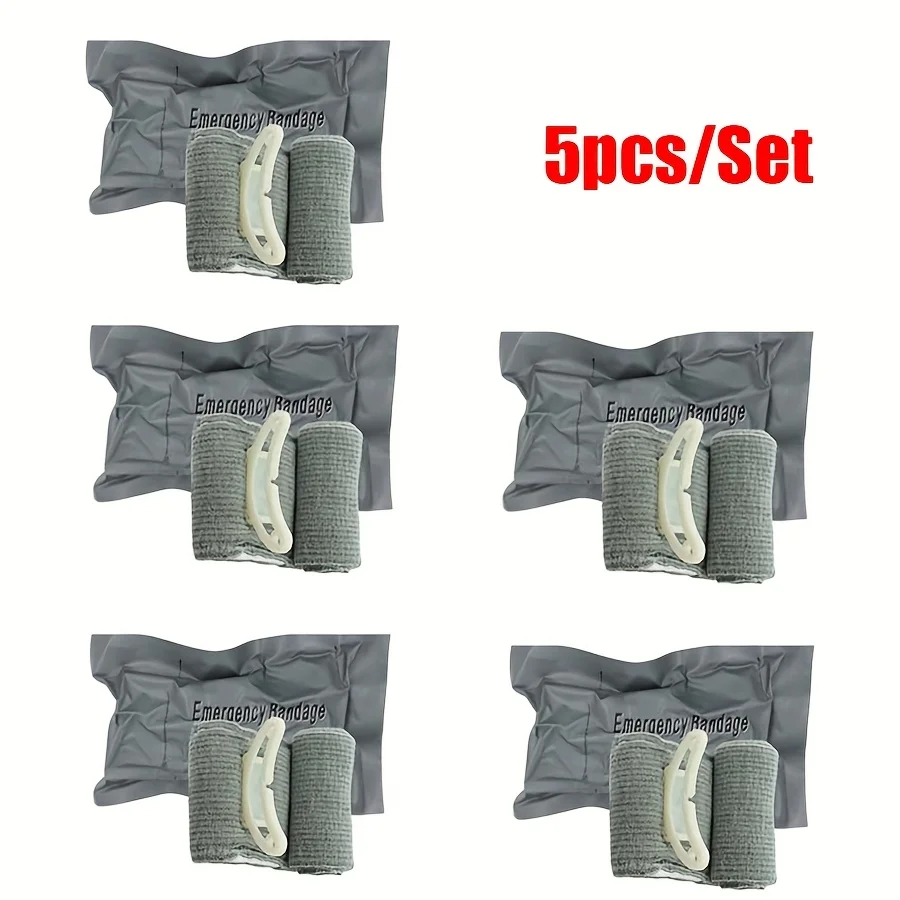 2/3/5pcs Emergency First Aid Kit Bandages - Tactical Combat Medical Supplies, Vacuum Sealed Packaging, Durable Nylon Material
2/3/5pcs Emergency First Aid Kit Bandages - Tactical Combat Medical Supplies, Vacuum Sealed Packaging, Durable Nylon Material