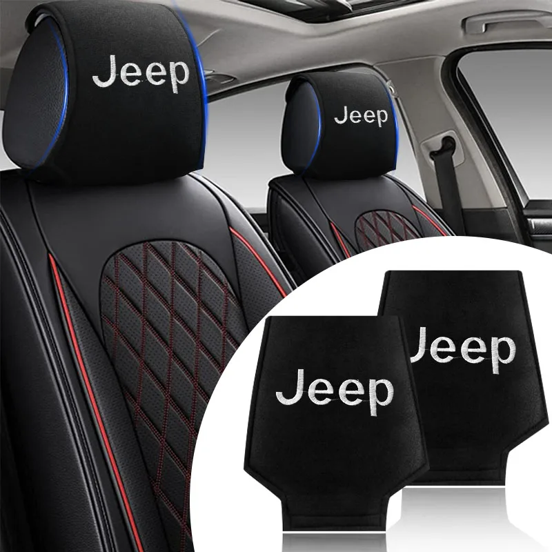 Car Headrest Cover Auto Seat Headrest Cushion Neck Pillow Case Accessories for Jeep Wrangler Grand Cherokee Energy Gladiator SRT
Car Headrest Cover Auto Seat Headrest Cushion Neck Pillow Case Accessories for Jeep Wrangler Grand Cherokee Energy Gladiator SRT