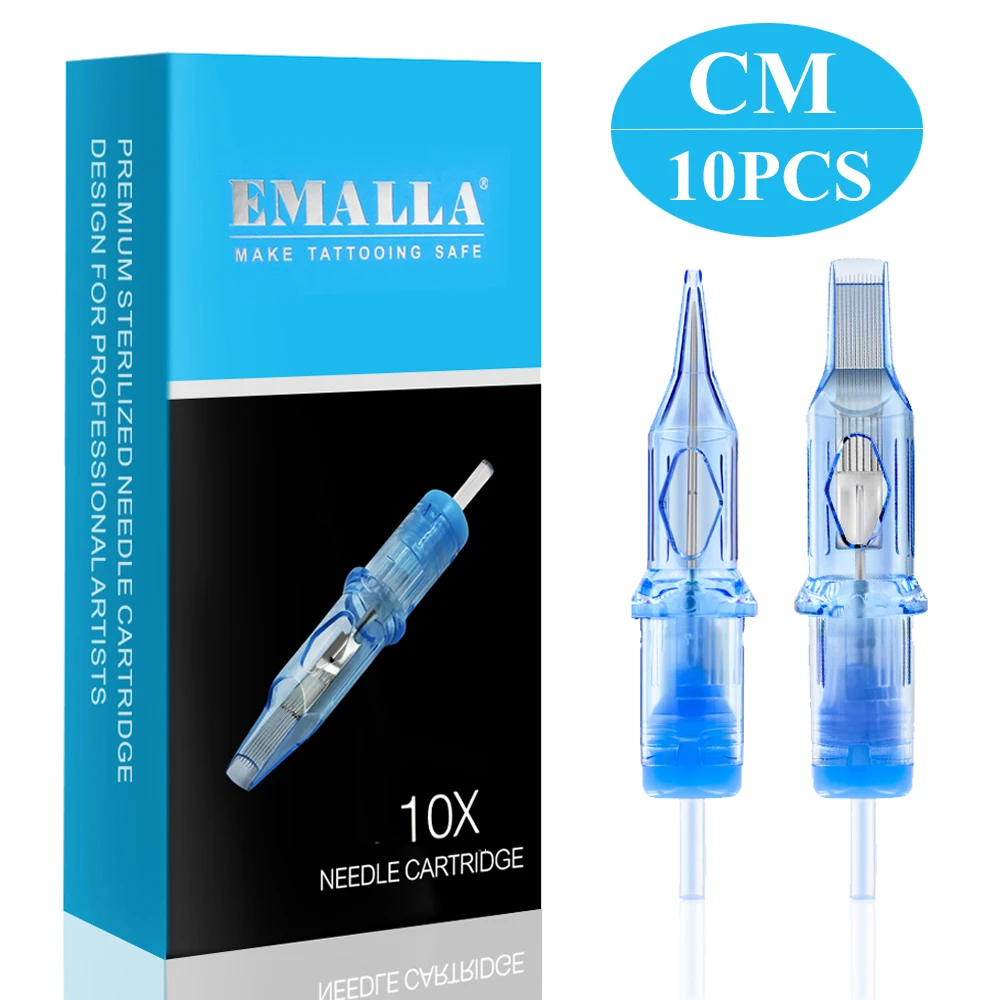 EMALLA Eliot Tattoo Cartridges Needles CM Tattoo Needles Disposable Sterilized Safety Needle for Tattoo Machine 10pcs
EMALLA Eliot Tattoo Cartridges Needles CM Tattoo Needles Disposable Sterilized Safety Needle for Tattoo Machine 10pcs