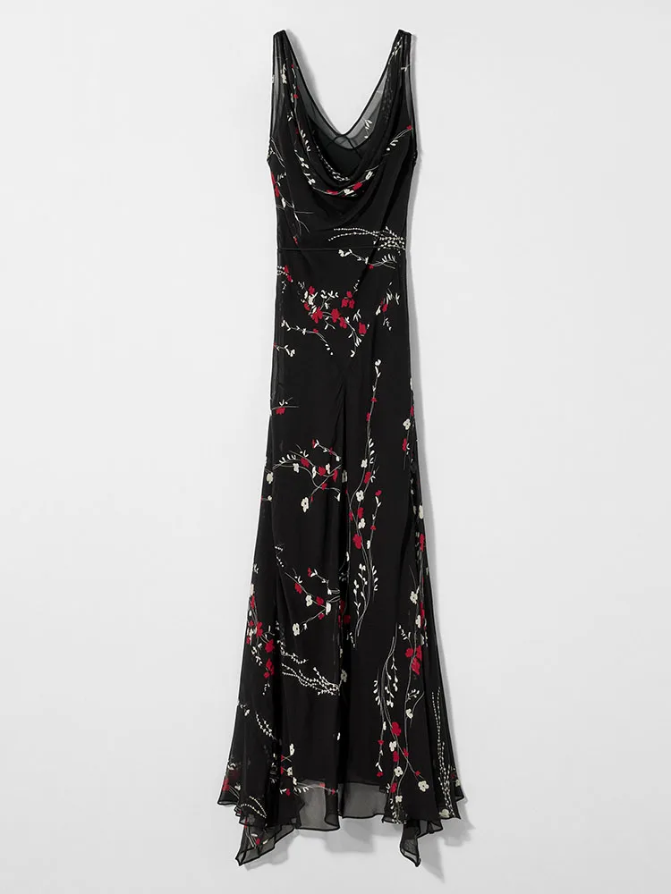 Summer New Arrival Women's Faionable V-Ne Svel Waist-Cinched Dr High Waist Midi Length Floral Print Evening Gown 
Summer New Arrival Women's Faionable V-Ne Svel Waist-Cinched Dr High Waist Midi Length Floral Print Evening Gown