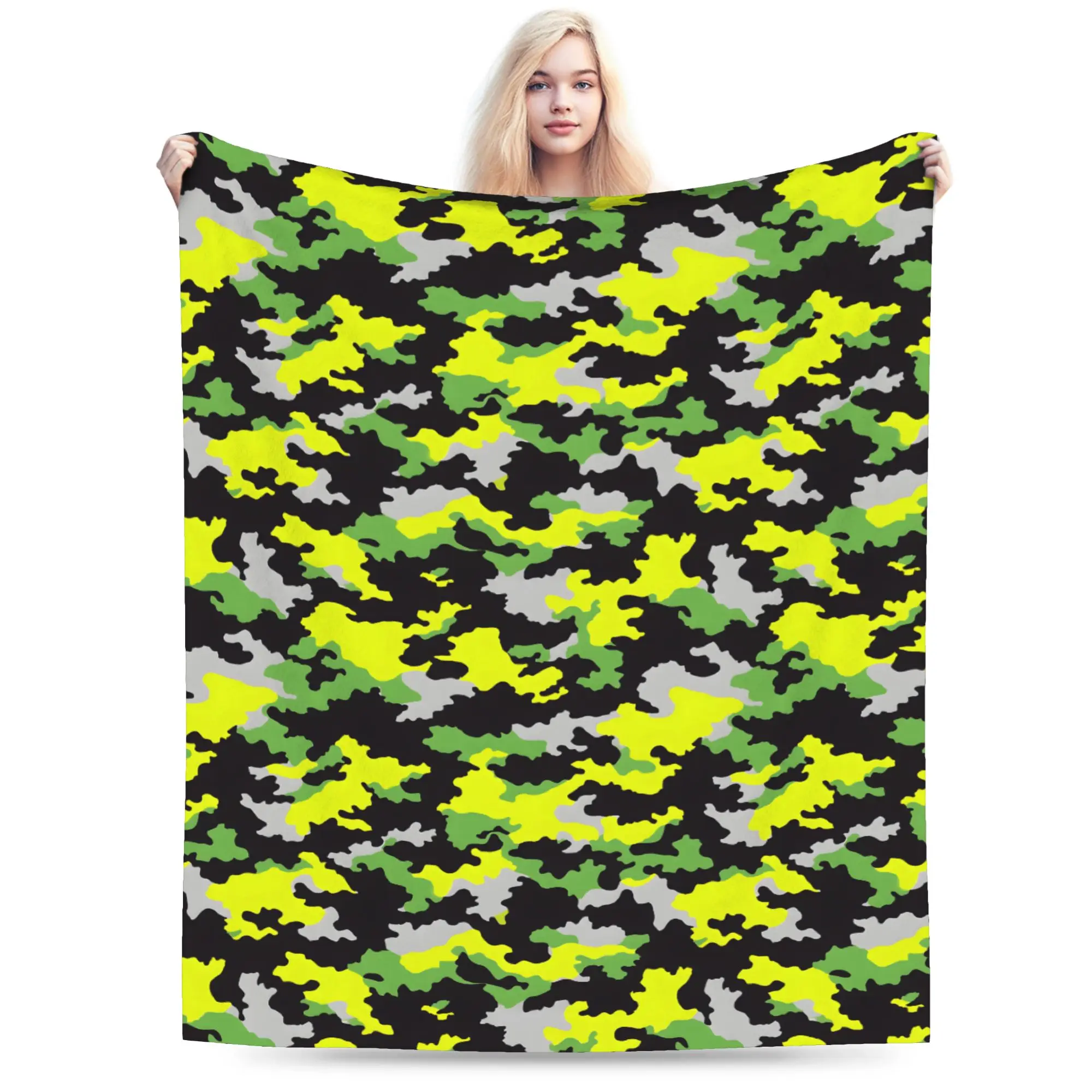 Camo Camouflage Blanket Fleece Printed Multi-function Ultra-Soft Throw Blankets for Bedding Couch Bedspread
Camo Camouflage Blanket Fleece Printed Multi-function Ultra-Soft Throw Blankets for Bedding Couch Bedspread