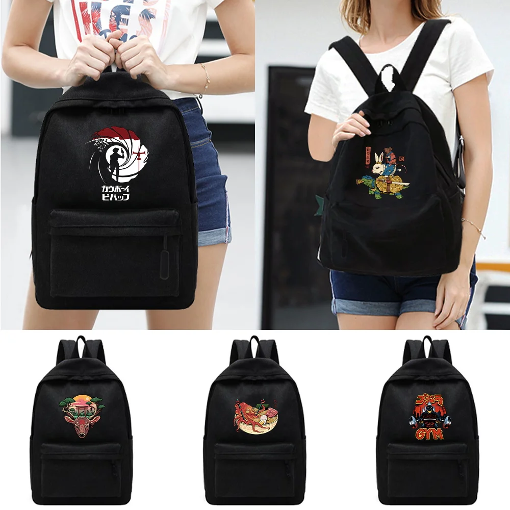 Unisex Backpack Casual Canvas School Bag Boys and Girls New Large Capacity Student Schoolbag Rucksack Printed Knapsack
Unisex Backpack Casual Canvas School Bag Boys and Girls New Large Capacity Student Schoolbag Rucksack Printed Knapsack