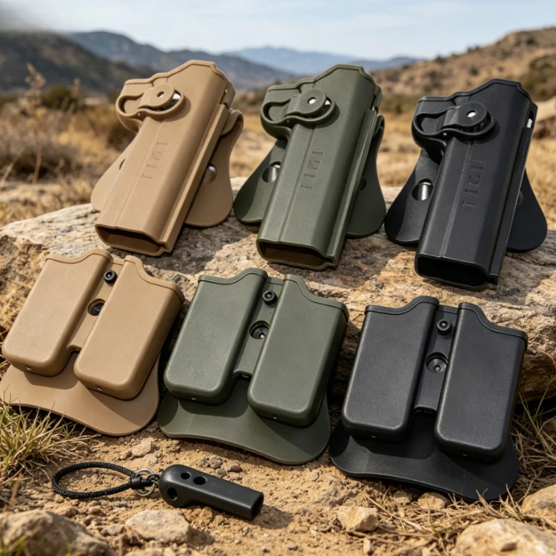 1911 Style Waist Holster with Mag Pouch Portable Carry Pouch Outdoor Model Accessories Cosplay Collection Props
1911 Style Waist Holster with Mag Pouch Portable Carry Pouch Outdoor Model Accessories Cosplay Collection Props