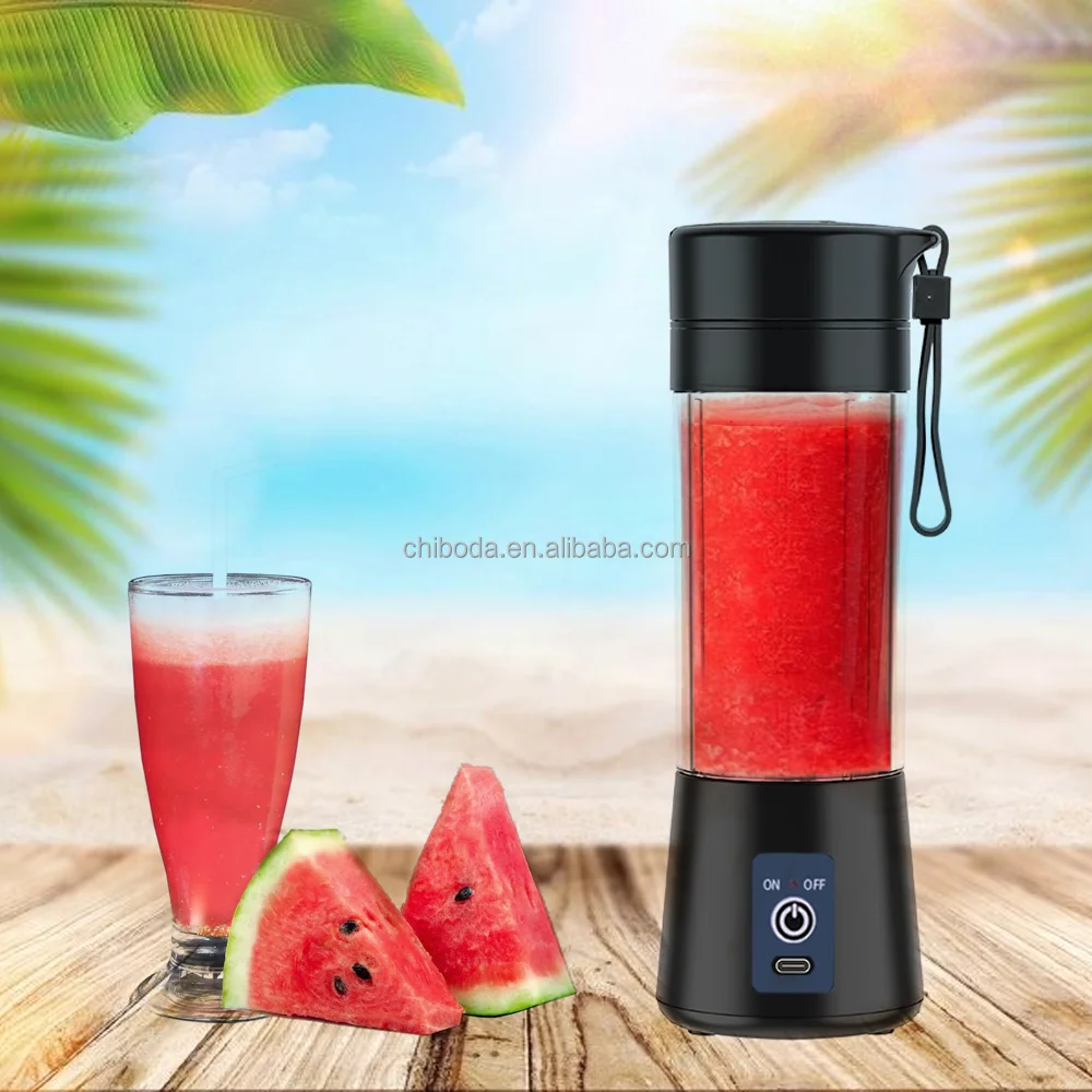 6-Blade 150W USB Rechargeable Electric Home Blender 380ml Portable Juicer Cup Multifunctional 6S Plastic Mixer OEM for Outdoor
6-Blade 150W USB Rechargeable Electric Home Blender 380ml Portable Juicer Cup Multifunctional 6S Plastic Mixer OEM for Outdoor