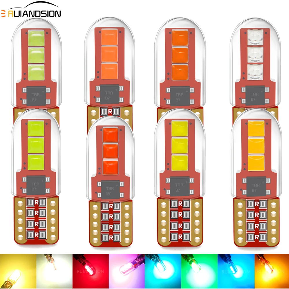 Ruiandsion 2Pcs T10 W5W Canbus Error Free Car Signal Light LED Trunk Bulb License Plate Lights Reading Dome Lamp12V Non Polarity
Ruiandsion 2Pcs T10 W5W Canbus Error Free Car Signal Light LED Trunk Bulb License Plate Lights Reading Dome Lamp12V Non Polarity