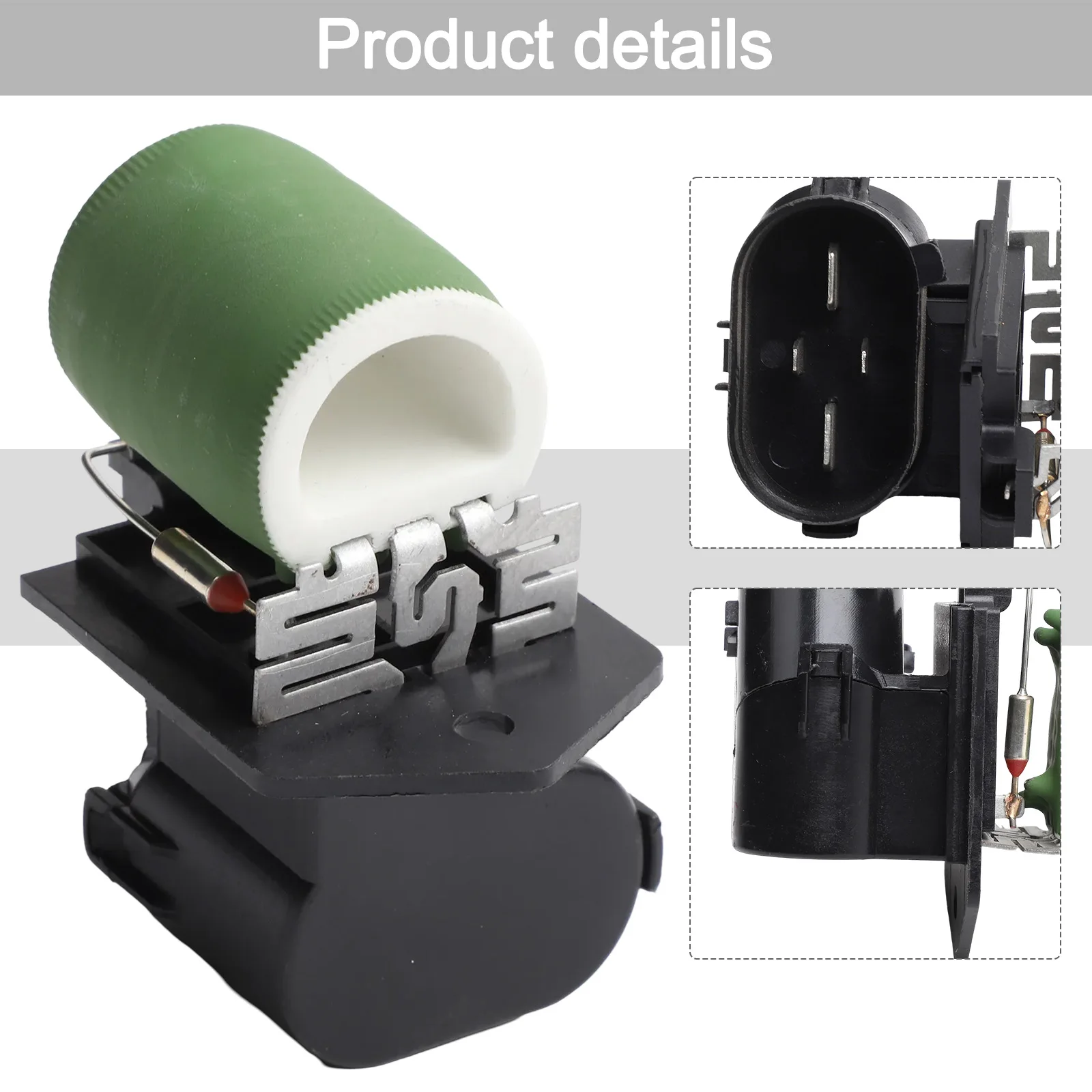 4 Pin Radiator Fan Motor Resistor Automotive Blower Resistor 4 Pin Radiator Fan Resistor Plug-and-play Installation
4 Pin Radiator Fan Motor Resistor Automotive Blower Resistor 4 Pin Radiator Fan Resistor Plug-and-play Installation