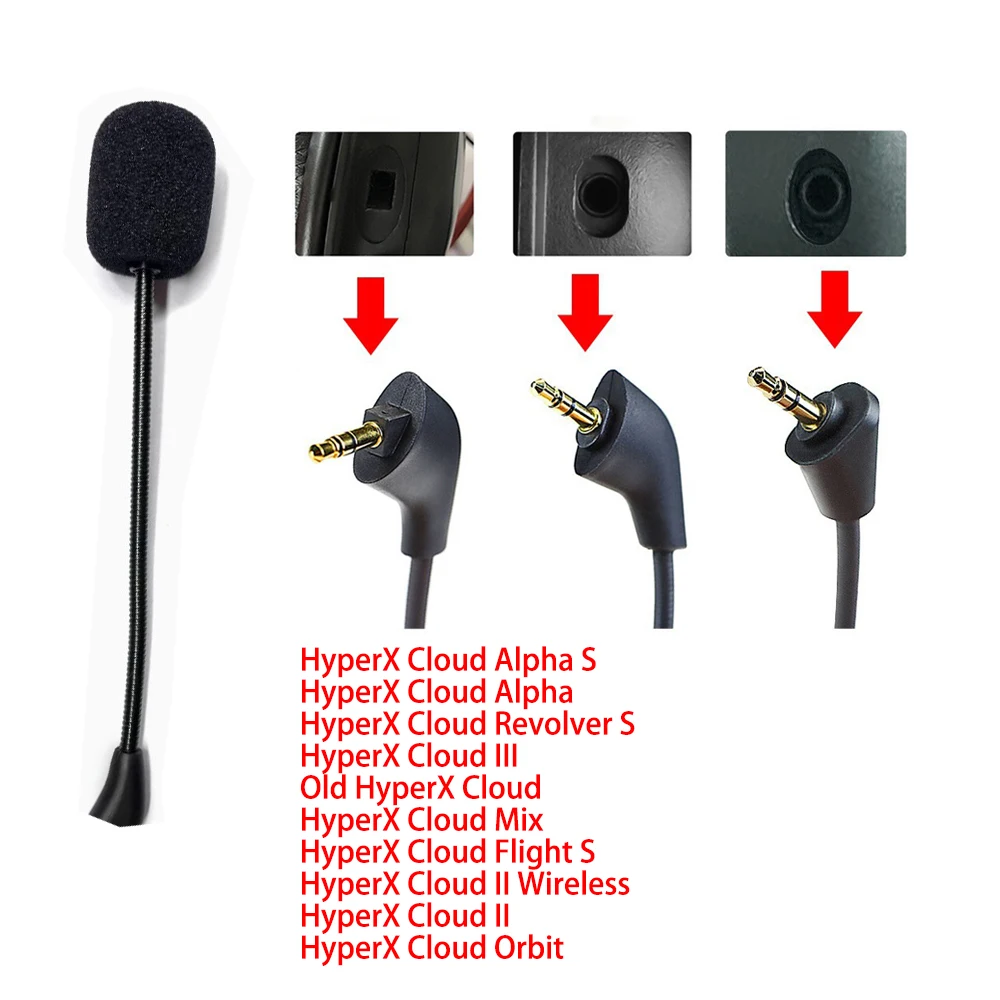 HyperX Cloud Alpha S Microphone Replacement | ENC Noise Cancellation Technology | Plug & Play | Metal Mesh Anti-Squeak Design
HyperX Cloud Alpha S Microphone Replacement | ENC Noise Cancellation Technology | Plug & Play | Metal Mesh Anti-Squeak Design