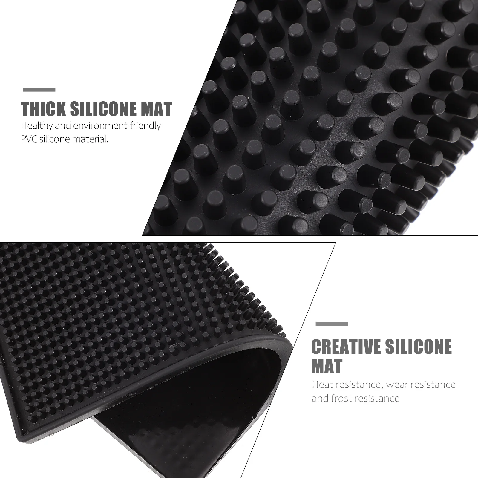 Anti-Slip Cup Mat Rectangle Thickened Silicone Drainable Kitchen Coaster For Home Pvc Placemat Household Ware Cup Pad
Anti-Slip Cup Mat Rectangle Thickened Silicone Drainable Kitchen Coaster For Home Pvc Placemat Household Ware Cup Pad