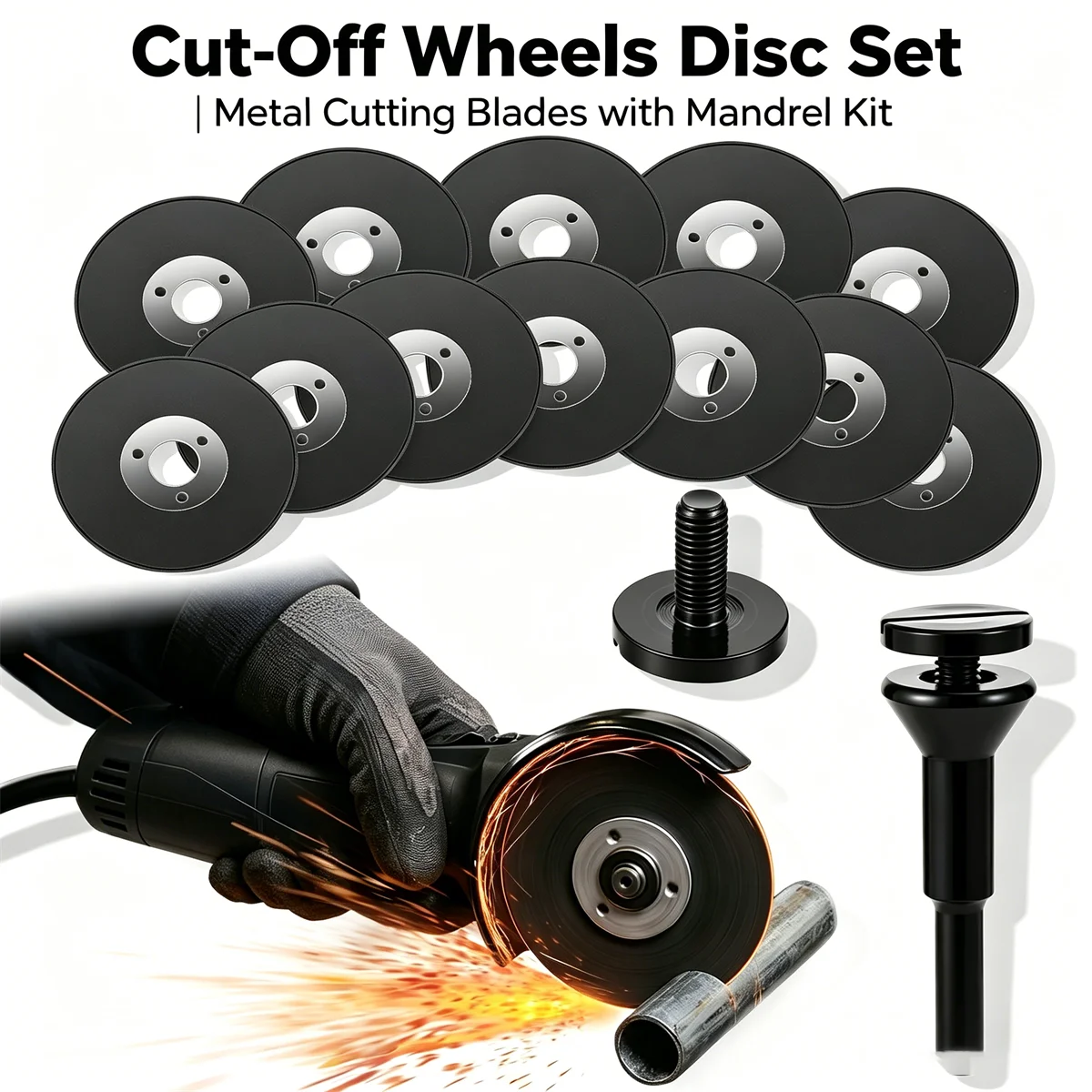 12Pcs 50mm Metal Cutting Disc Mini Saw Blade Cut-0ff Wheel With Mounting Mandrel for Angle Grinder Cutting Metal PVC Stainless
12Pcs 50mm Metal Cutting Disc Mini Saw Blade Cut-0ff Wheel With Mounting Mandrel for Angle Grinder Cutting Metal PVC Stainless