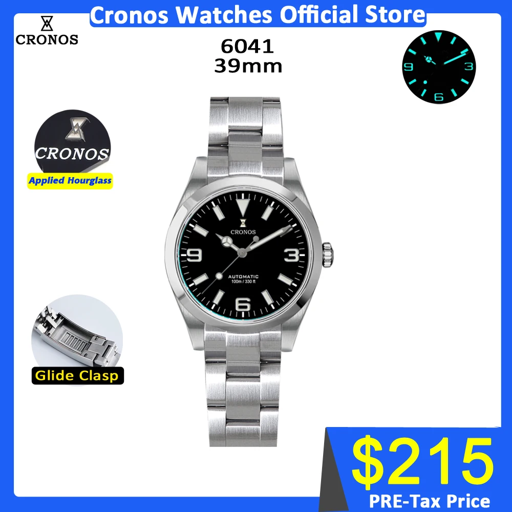 Механические мужские часы Cronos EX, 39 мм, Miyota 90S5, автоматические, с сапфировым стеклом, матовый браслет, 10ATM, градуированный циферблат, L6041M
Механические мужские часы Cronos EX, 39 мм, Miyota 90S5, автоматические, с сапфировым стеклом, матовый браслет, 10ATM, градуированный циферблат, L6041M