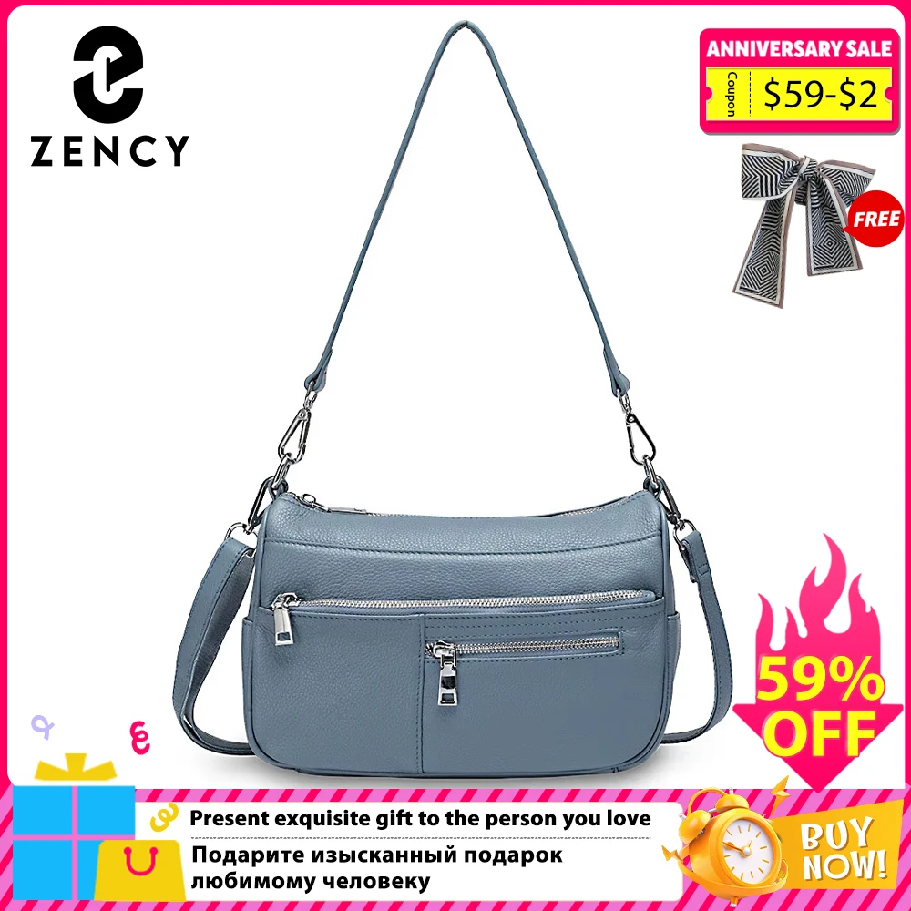 Zency Noble Temperament Women Shoulder Bag 100% Genuine Leather Winter Black Pink Fashion Crossbody Purse Beige Hobos Handbag
Zency Noble Temperament Women Shoulder Bag 100% Genuine Leather Winter Black Pink Fashion Crossbody Purse Beige Hobos Handbag