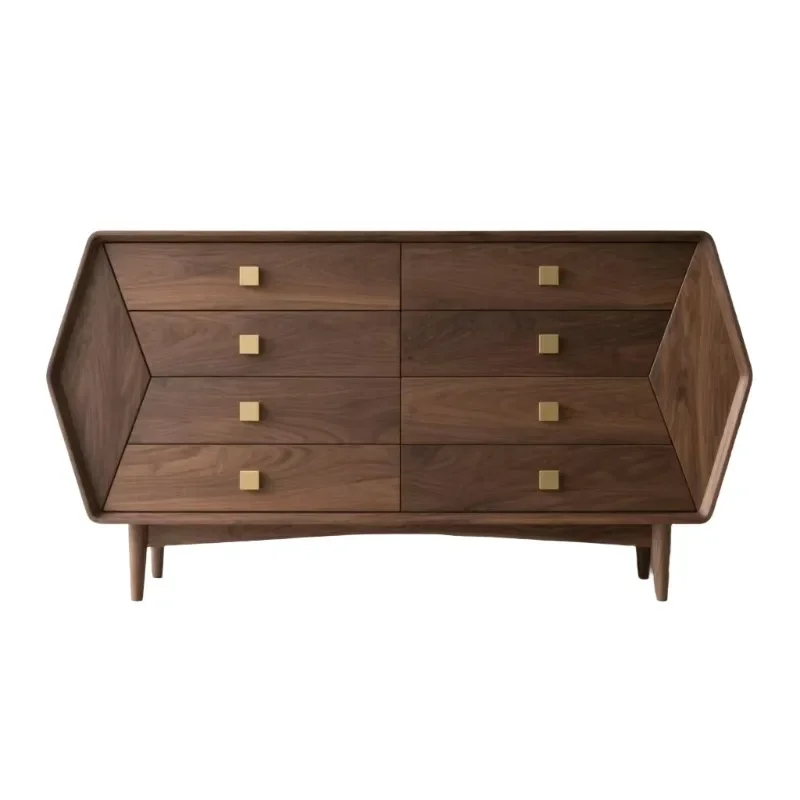 h American Black Walnut Eight-bucket Cabinet Storage Side Cabinet Living Room Bedroom Solid Wood Storage Drawer Locker
h American Black Walnut Eight-bucket Cabinet Storage Side Cabinet Living Room Bedroom Solid Wood Storage Drawer Locker