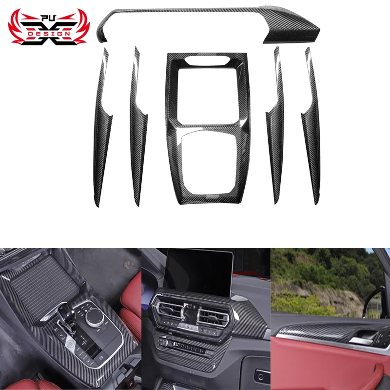 Dry Carbon Fiber Car Interior Kit Center Console Side Trim Strips Trims Accessories For BMW X3M F97 X4M F98 lci Body Kit
Dry Carbon Fiber Car Interior Kit Center Console Side Trim Strips Trims Accessories For BMW X3M F97 X4M F98 lci Body Kit