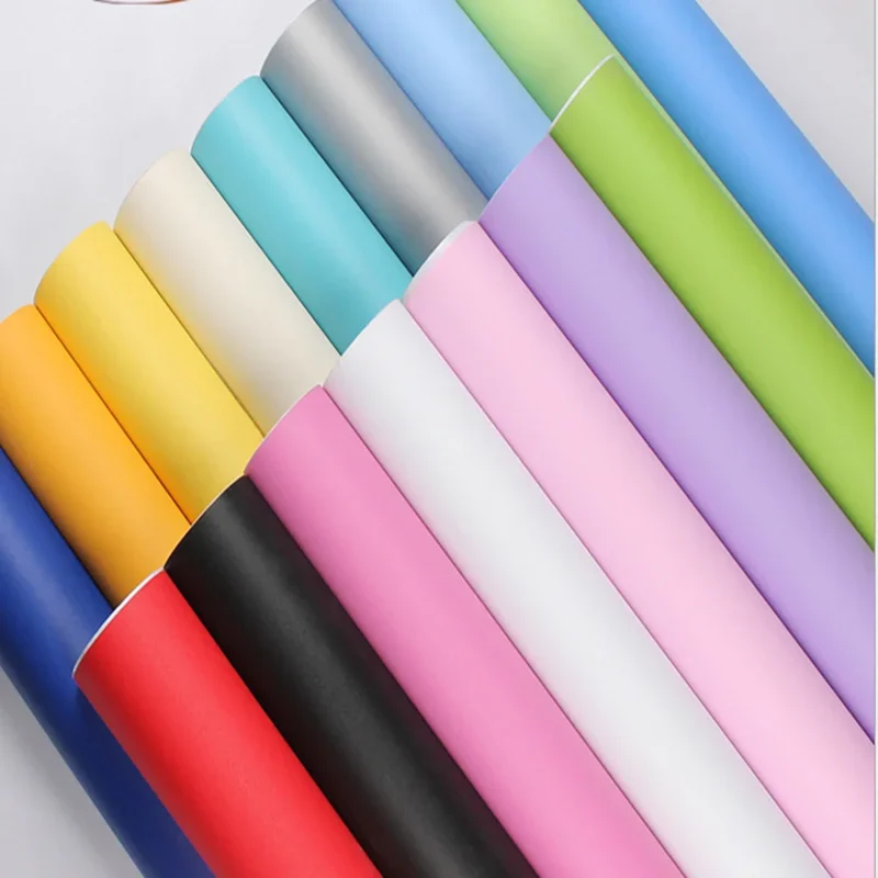 Simple Solid Color PVC Self-Adhesive Wallpaper Thickened Waterproof Living Room Bedroom Wall Renovation Sticker Home Decoration
Simple Solid Color PVC Self-Adhesive Wallpaper Thickened Waterproof Living Room Bedroom Wall Renovation Sticker Home Decoration