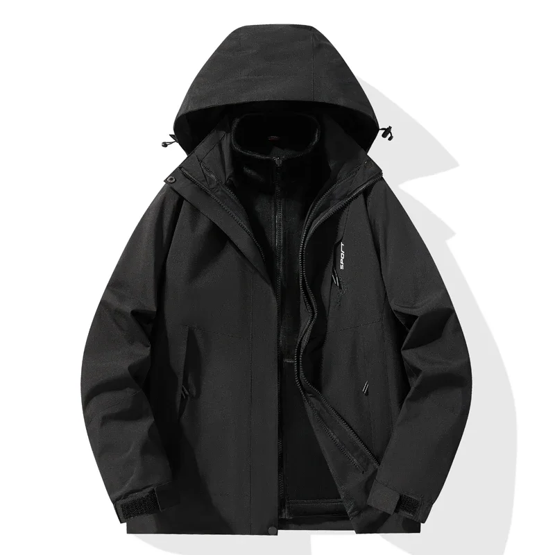 Men New Trendy Casual Youth Parkas Unisex Thickened Two Piece Set 3 in 1 Winter Coat Padded Windproof Waterproof Outdoor Parka
Men New Trendy Casual Youth Parkas Unisex Thickened Two Piece Set 3 in 1 Winter Coat Padded Windproof Waterproof Outdoor Parka
